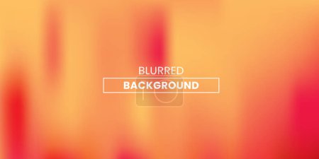 Photo for Blurred yellow background. Gradient mesh colored blurred backgrounds in vector illustration. - Royalty Free Image
