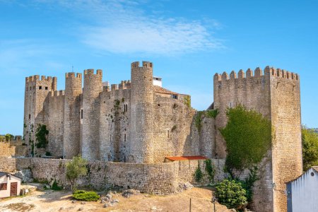 Photo for Medieval castle in small town of Obidos. Leiria district, Portugal - Royalty Free Image