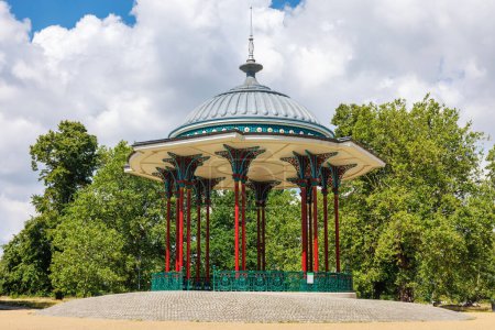 Photo for View to Clapham Common Bandstand in the heart of Clapham. Lambeth, Greater London, England - Royalty Free Image