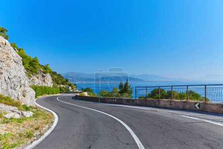 Photo for Coastline road - Amalfi of Salerno Campania Italy - Royalty Free Image