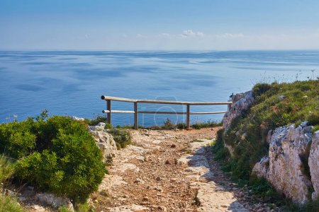 Photo for Landscape near Torre Sant Emiliano, Otranto, Salento coast, Apulia region, Italy - Royalty Free Image