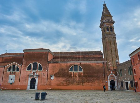 Foto de Vista de la arquitectura isla de Murano en verano, Venecia, Italia - Imagen libre de derechos