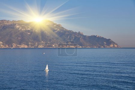 Photo for View of Salerno and the Gulf of Salerno Campania Italy - Royalty Free Image