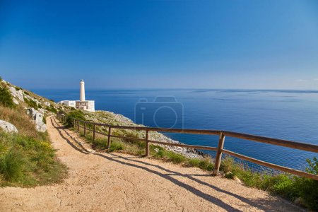 Photo for Punta Palascia, most easterly point of Italy, in the province of Lecce, Puglia. - Royalty Free Image