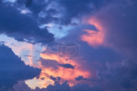 Photo for The background of beautiful sky, colorful of sky. - Royalty Free Image