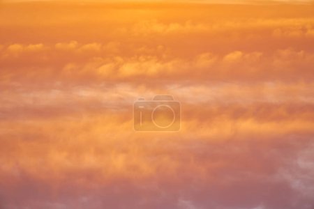Foto de Panorama sunset sky for background or sunrise sky and cloud at morning. - Imagen libre de derechos