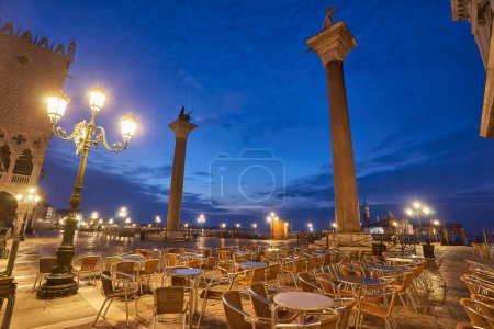 Photo for San Marco square in Venice, Italy at the night time - Royalty Free Image