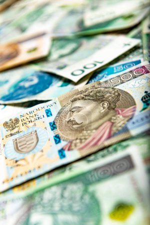 Photo for Polish paper money or banknotes - Royalty Free Image