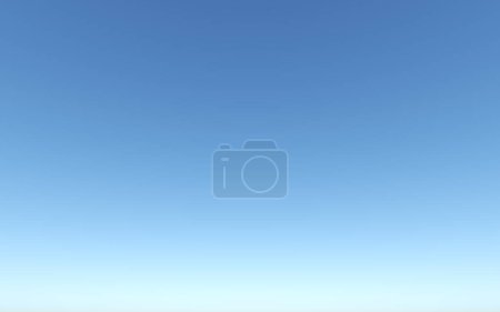 Foto de Clear blue sky - 3d rendering - Imagen libre de derechos