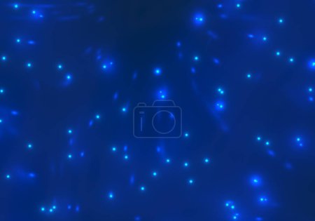 Foto de Blue abstract background - lights, glow and reflections - 3d rendering - Imagen libre de derechos