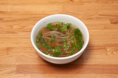 Photo for Delicious international dish known as chicken soup - Royalty Free Image