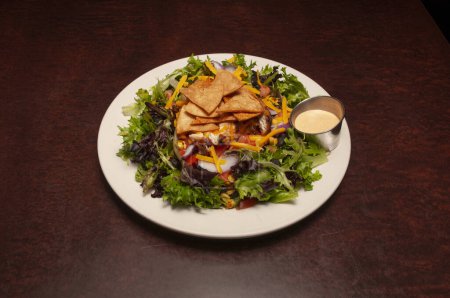 Téléchargez les photos : Délicieuse cuisine américaine connue sous le nom de salade de poulet - en image libre de droit