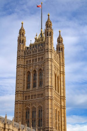 Foto de Famoso edificio del Parlamento en Londres, Reino Unido
. - Imagen libre de derechos