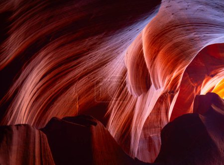 Foto de Famoso cañón del Antílope cerca de Page, Arizona - Imagen libre de derechos