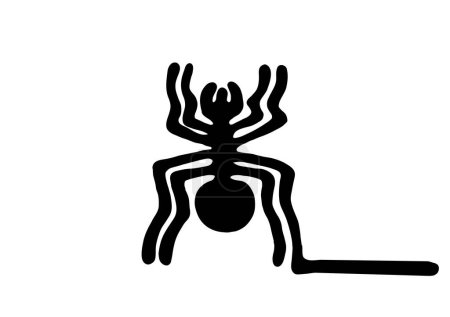 Spider Nazca geoglyph symbol