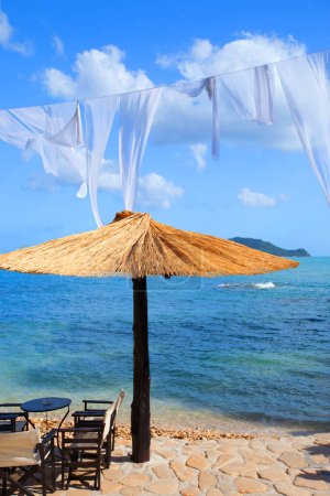 Foto de Travel, vacation concept - Agios Sostis Cameo, small island in Greece, Zakynthos, summer time - Imagen libre de derechos