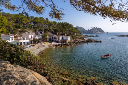 Photo for View of S'Alguer cove in Palamos, Costa Brava, Girona. Spain - Royalty Free Image