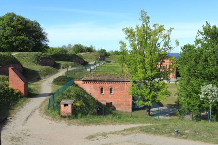 Photo for Napoleonic Forts, seat of the Hevelianum Museum on Gradowa Gora, Gdansk, Poland - Royalty Free Image