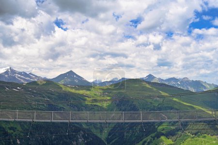 Photo for Stubnerkogel suspension bridge Bad Gastein Austria - Royalty Free Image