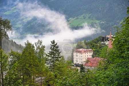 Photo for Austrian ski and spa resort Bad Gastein landscape in the morning summer season - Royalty Free Image