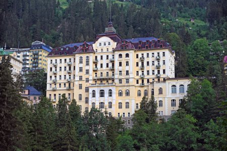 Old building in the forest on the mountain Bad Gastein summer season