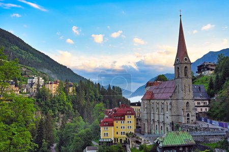 Photo for Bad Gastein landscape in the morning summer season - Royalty Free Image