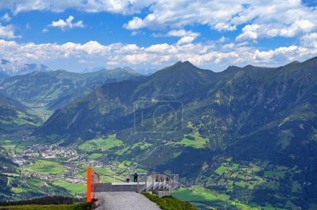 Photo for Viewpoint Stubnerkogel mountain Bad Hofgastein Austria summer season - Royalty Free Image
