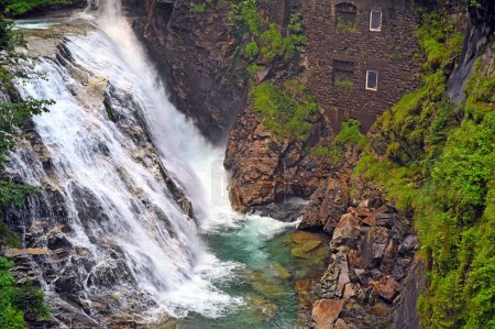 Photo for Waterfall Gasteiner in Bad Gastein Austria summer season - Royalty Free Image