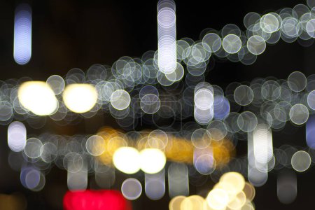 Photo for Abstract bokeh lights background - Royalty Free Image