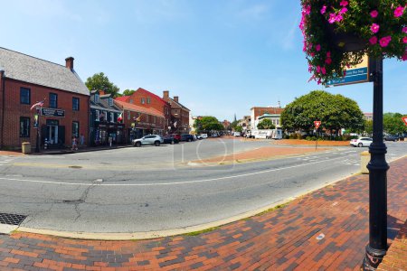 Foto de Histórico Annapolis Maryland, Rotonda frente al mar - Imagen libre de derechos