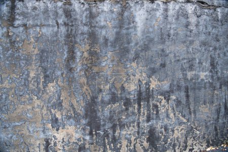 Shabby Old grungy Betonwand als Hintergrund oder Textur, braun grau rostigen Jahrgang