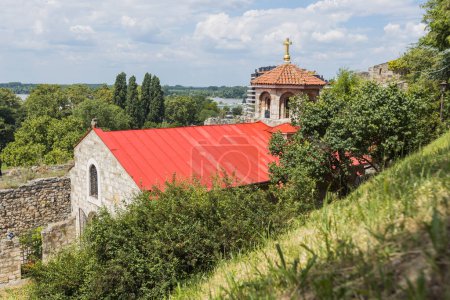 Photo for The Serbian Orthodox Church, The Chapel of Saint Petka, located in Belgrade fortress, Kalemegdan, built above a spring that's believed to have miraculous powers. Belgrade, Serbia, Europe. - Royalty Free Image