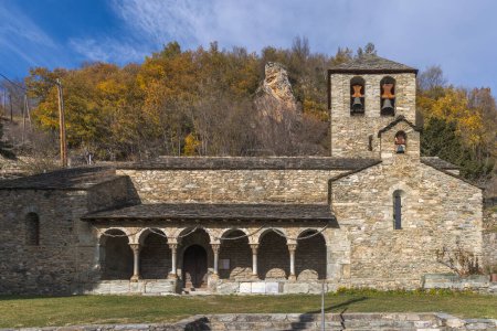 Romanische Kirche Sant Jaume in Queralbs, Katalonien