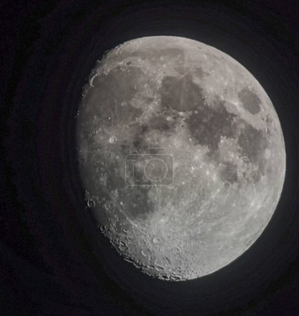 Imagen de primer plano de la luna llena