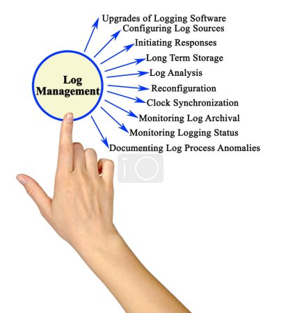 Photo for Ten Components of Log Management - Royalty Free Image