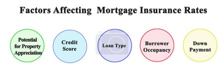 Photo for Factors Affecting  Mortgage Insurance Rates - Royalty Free Image