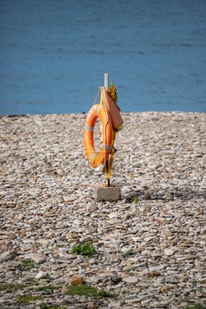 Foto de Landscape seashore, sea pier in clear weather. - Imagen libre de derechos