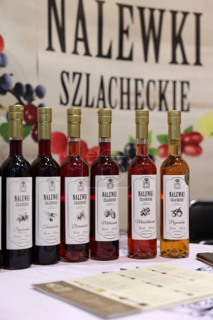 Téléchargez les photos : Cracovie, Pologne - 17 novembre 2022 : Salon International du Vin ENOEXPO à Cracovie. Les producteurs de vin du monde entier rencontrent les importateurs distributeurs et représentants. - en image libre de droit