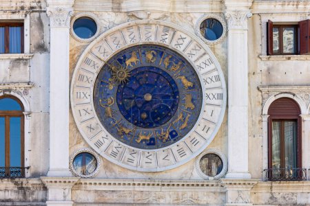 Photo for Torre dell Orologio - St Mark s clocktower in Venice, Italy - Royalty Free Image