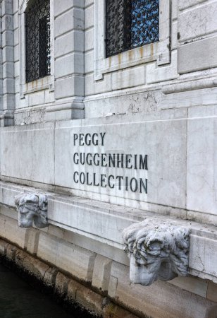 Photo for Venice, Italy - September 5, 2022: Peggy Guggenheim Collection on the Grand Canal, Venice - Royalty Free Image