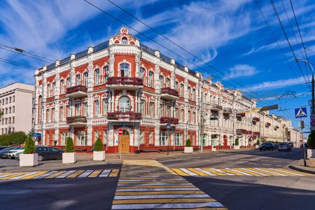 Photo for GOMEL, Belarus - August 09, 2022 - Belpost building in the city. Photos from the Republic of Belarus - Royalty Free Image