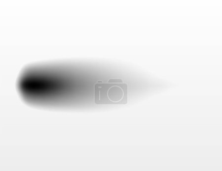 Illustration for Shadow effect. Realistic blurred edges shadow of isolated template. Oval drop shadow for any vector objects. - Royalty Free Image