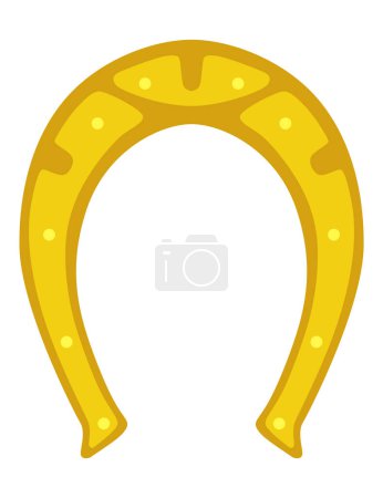 Horseshoes icon. Decorative design element, shoes for horses. Vector illustration on white background.