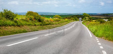 Photo for Road in mountains at sunny day in summer - Royalty Free Image