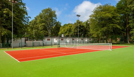 Photo for View of the tennis court - Royalty Free Image