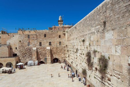 Foto de Muralla occidental en el casco antiguo de Jerusalén - Imagen libre de derechos