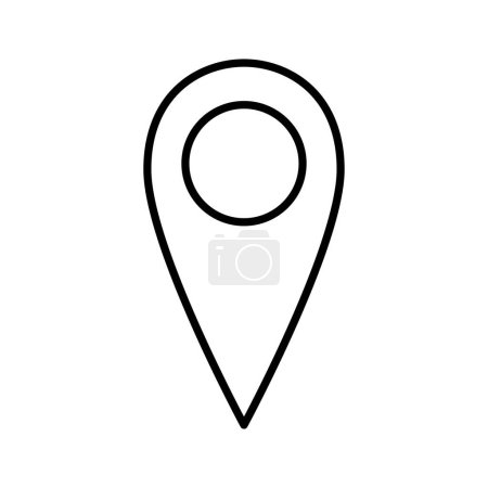 Photo for Location pin icon. GPS position sign. Vector illustration. - Royalty Free Image