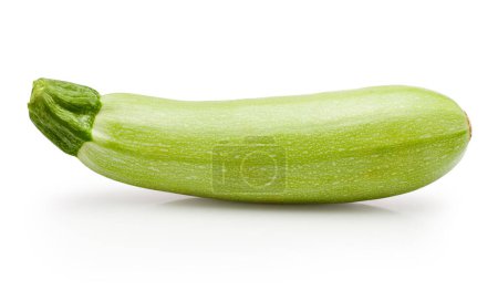 Photo for Fresh vegetable marrow isolated on a white background - Royalty Free Image