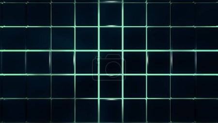 Téléchargez les photos : Abstract geometric shape concept background with backdrop light, cgi desktop wallpaper - en image libre de droit