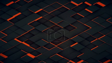 Photo for Abstract geometric shape concept background with backdrop light, cgi desktop wallpaper - Royalty Free Image